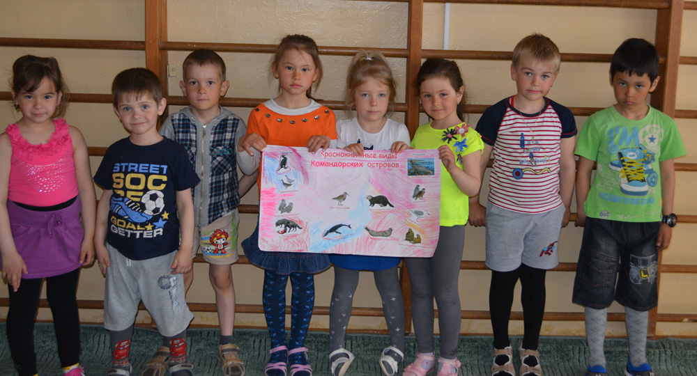День эколога в детском саду села Никольского посвятили краснокнижным животным Командорских островов